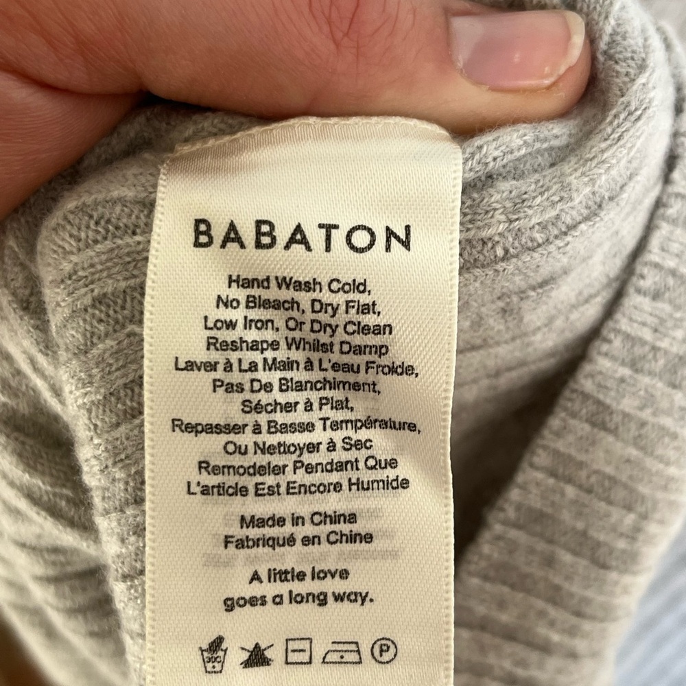 Babaton Cropped Ribbed Sweater - Picture 4 of 5